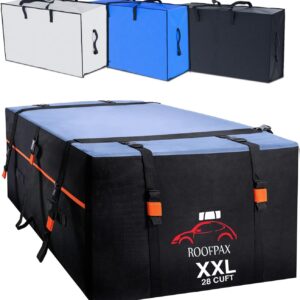 xymorexa 28 cuft Car Rooftop Cargo Carrier Bag Extra Waterproof Car Roof Storage